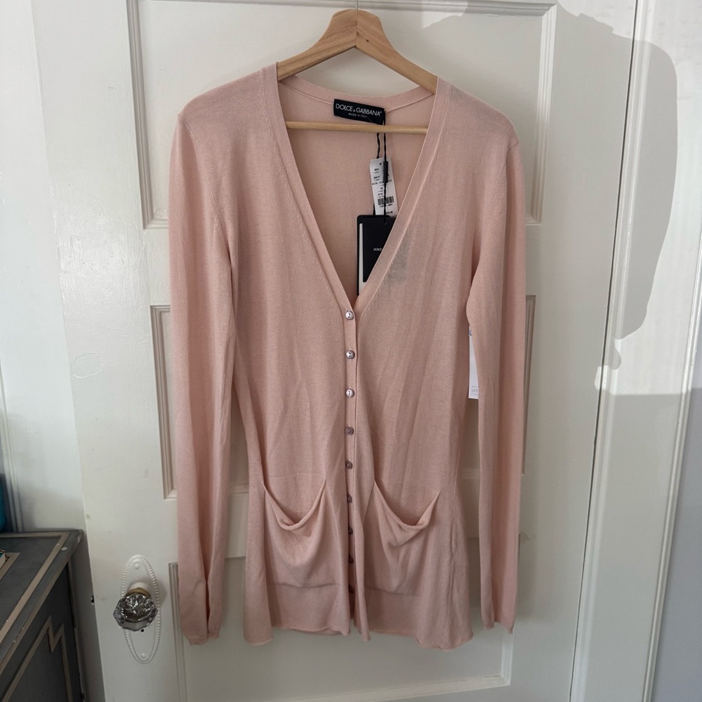 Dolce & Gabbana Blush Knit Top